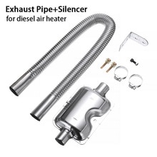 Stainless Steel Exhaust Pipe With Muffler 24mm Car For Car Parking Heater Gas Vent Hose