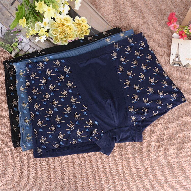 10Pcs/lot Men&#39;s boxers Soft breathable plus size 6XL 7XL print Big Size underwears men shorts