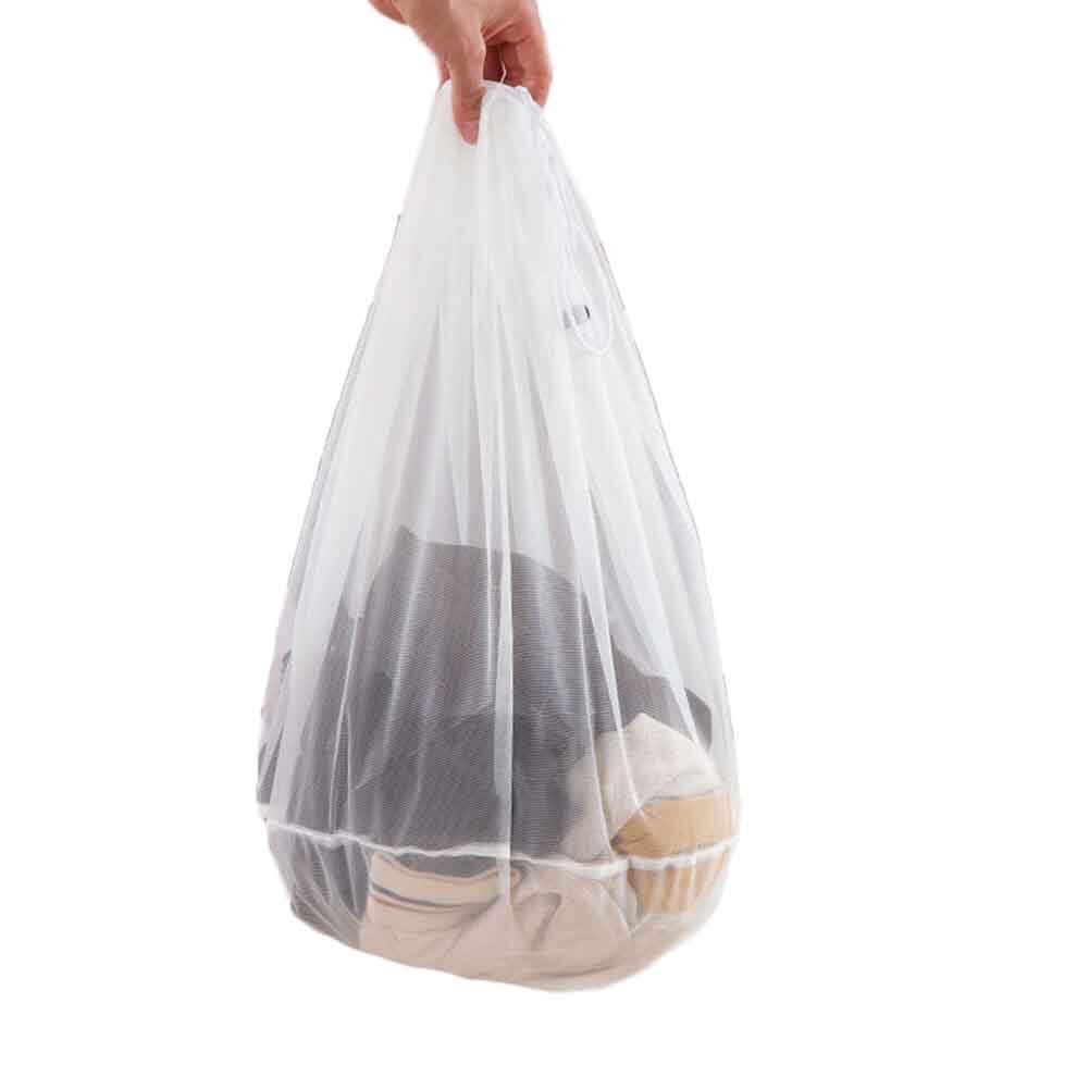 Miljøvenlig nylon tøj undertøj bh vask beskytte poser reb mesh vasketøj poser