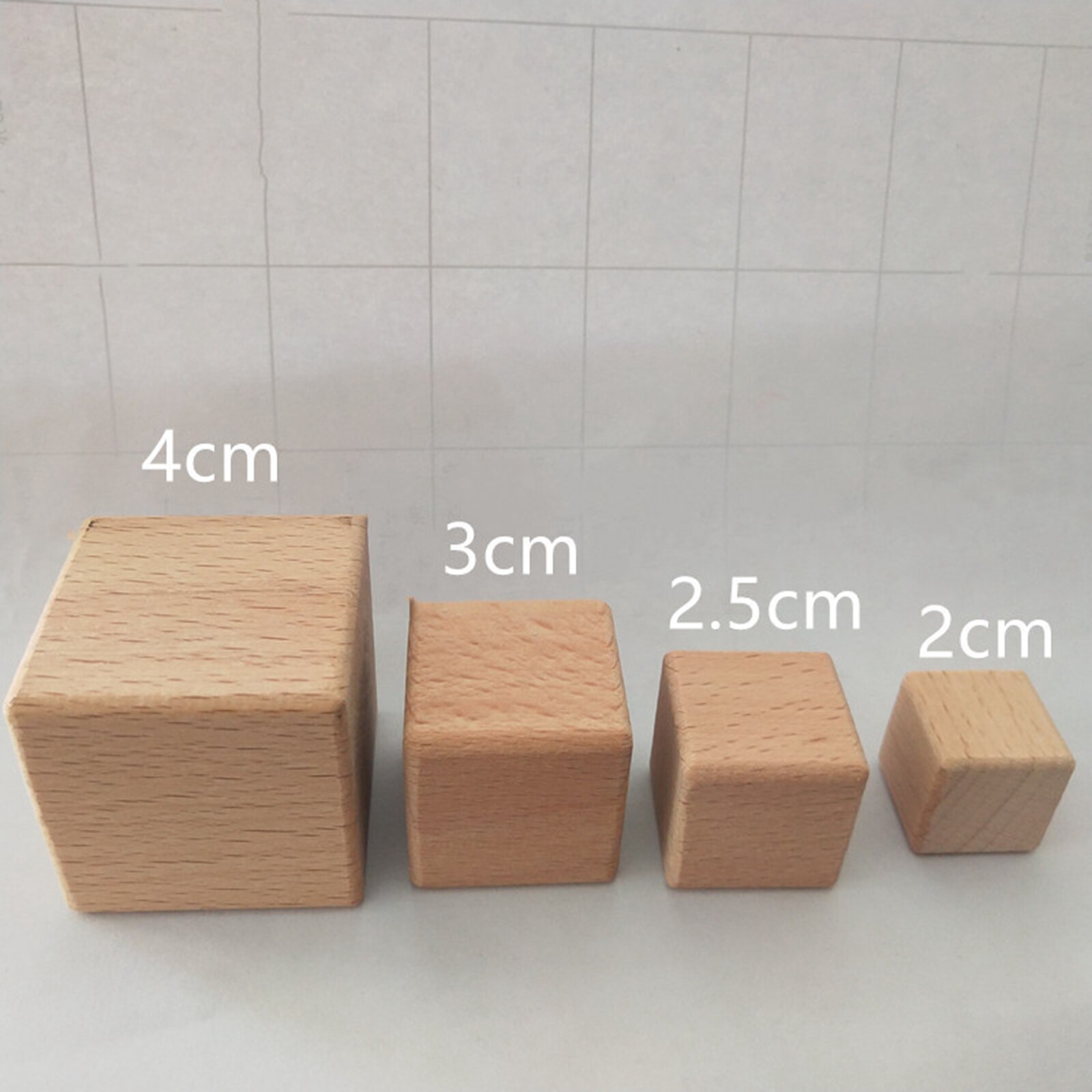 10 Stuks Natuurlijke Hout Kubus Blokken Vierkante Ambachten Houten Vormen Unfinished Houten Kubussen Voor Hobby Model Maken Craft