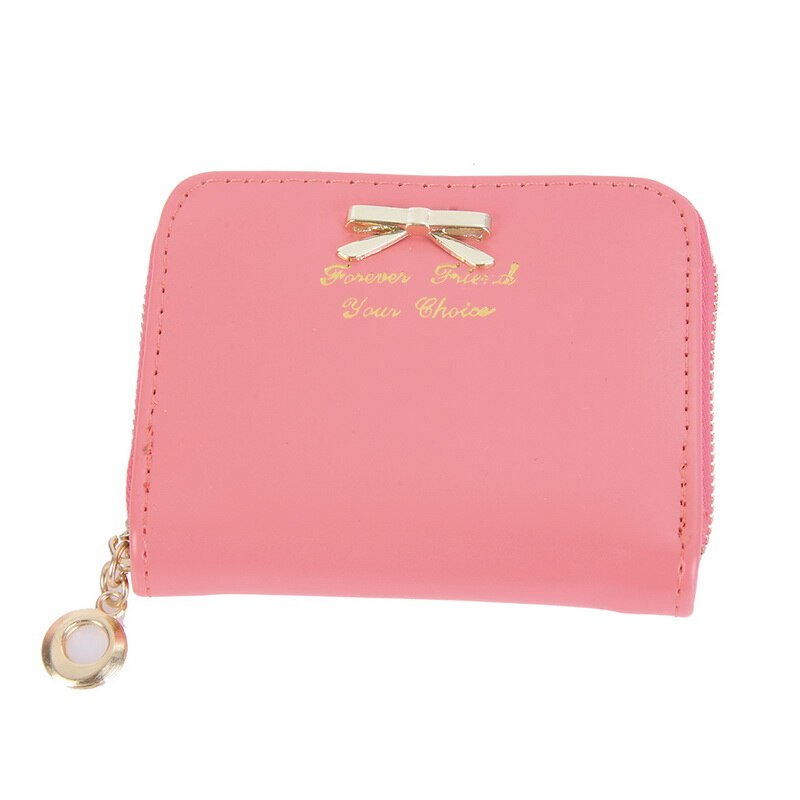 Women Long Clutch Wallets Female PU Leather Bowknot Coin Bag Phone Purses Lady Cards Holder Wallet: 4