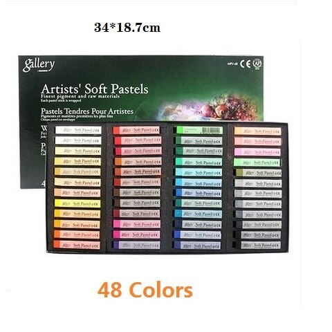 Ensemble de 72 couleurs de crayons, fournitures d'art, meilleur Pigment pour création, dessin, peinture, croquis: 48 Colors