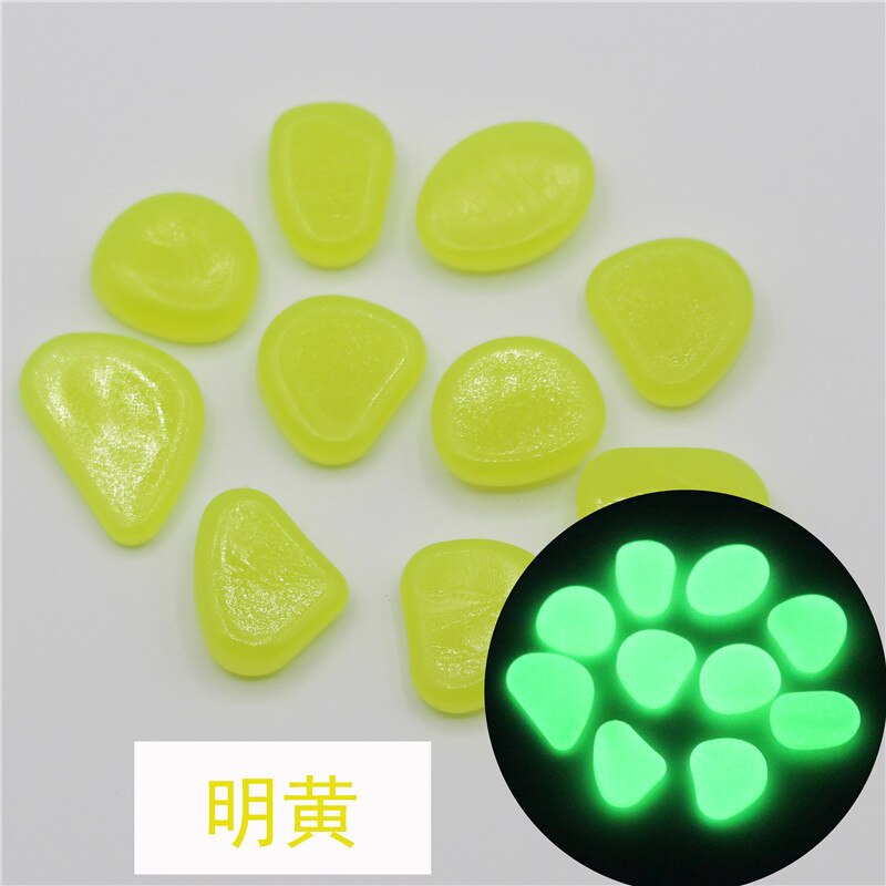 48 sztuk Luminous kostka brukowa dekoracja akwarium fluorescencja akwarium z kamieniami dekoracja świecące w ciemności akwarium Decor: 3