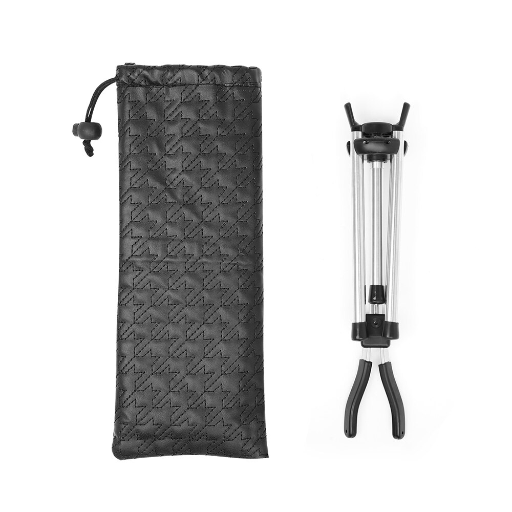 Foldable Alto Tenor Sax Saxophone Stand Support Adjustable Triple-cornered Base Bracket Musical Instrument Holder