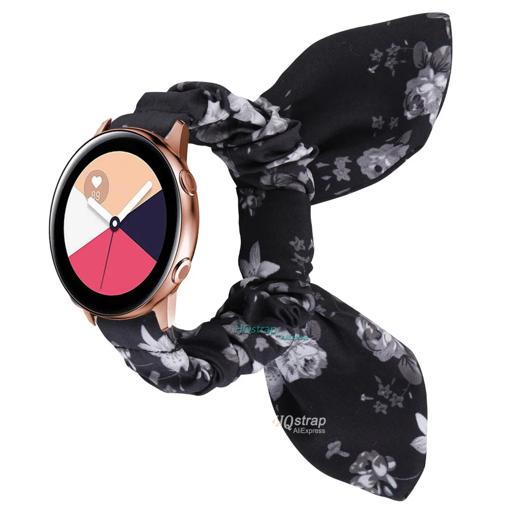 Correas elásticas Scrunchie para reloj samsung Galaxy, banda de reloj de 42mm 46 para samsung Galaxy Watch 3 41 45mm Huawei Watch GT 2e: ( M ) length 140mm / 125 / For lug width 20mm