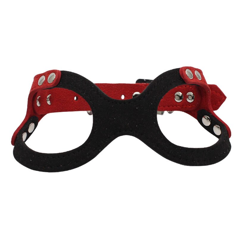 Small Pet Dog Harness Soft Suede Leather for Puppies Yorkie Teddy Pup Puppy Adjustable Chest Harness For Dogs Supplies PC608