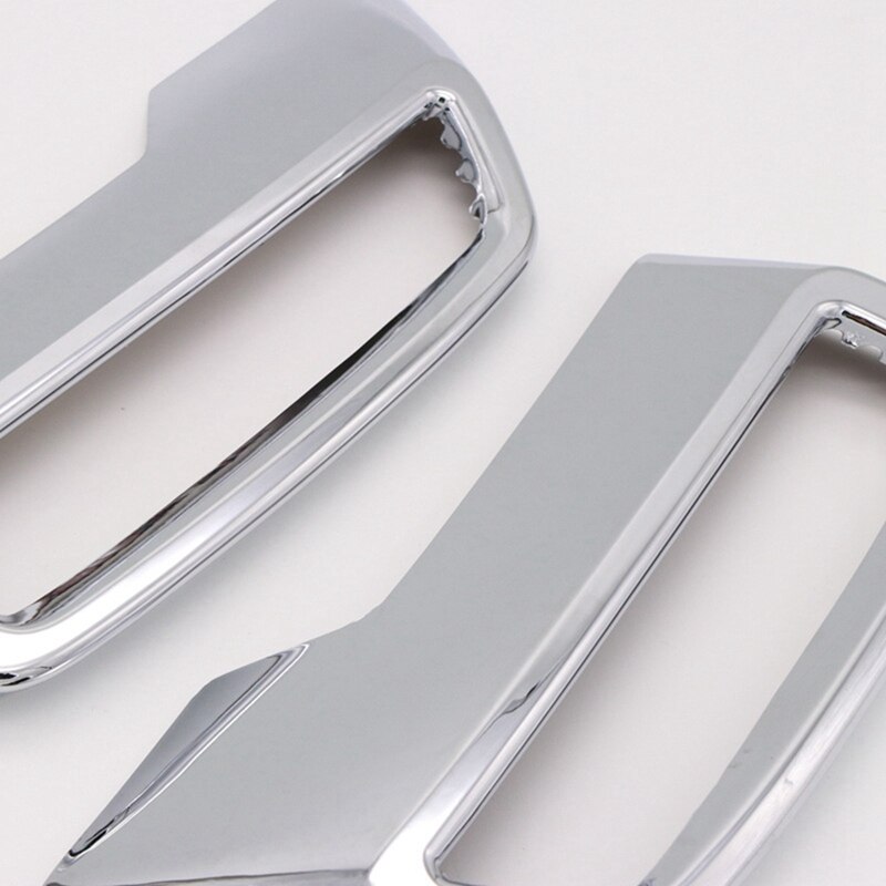 1Pair Chrome Rear Exhaust Pipe Muffler Cover Decor Trim Exhaust Pipe Tail Cover For Peugeot 3008 4008 5008