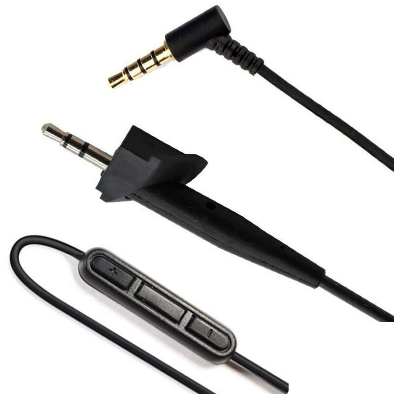 Convient pour BOSE AE2 AE2i, câble de casque, remplacement de ligne, microphone, ligne d&#39;enregistrement, ligne de contrôle du volume