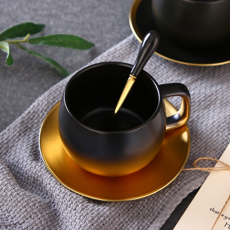 Japansk kaffekop sæt keramisk traditionel finben kina middagssæt te kopper sort xicara køkkenudstyr  eb50bd