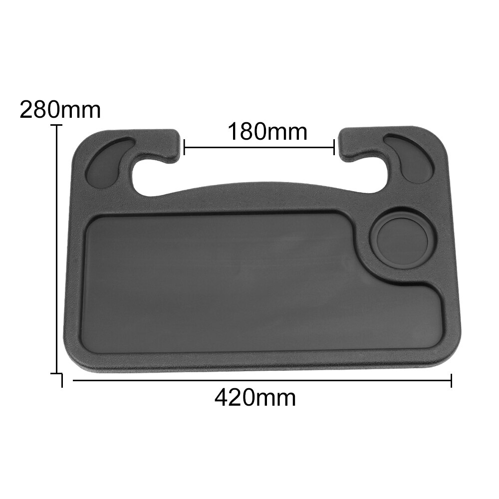 Tablette de voiture pour manger au travail, chariot pour manger au travail, boire des aliments, café, plateau pour ordinateur portable, support de bureau, Table de siège