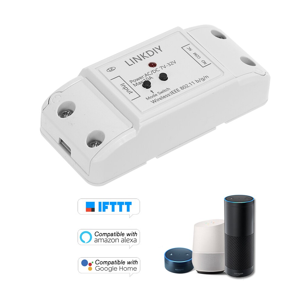 Smart Wifi Switch Universal Module 1CH DC/AC7-32V Wireless Switch Timer Phone APP Remote Control Compatible for Smart Home