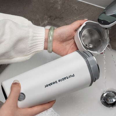 12V/24V/110-220V Tragbare Hause Auto Lkw Reise Wasserkocher Mini Thermos Clever Teekanne Heizung Tasse Milch Kessel Heizung