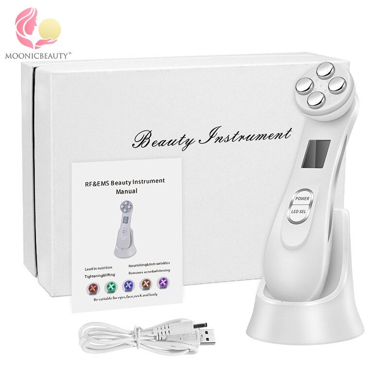 LED Mesotherapy Electric Lighten Spots Reduce Fine Lines Wrinkles Improve Skin Tone Balance Lifting Whitening Skin Beauty Device