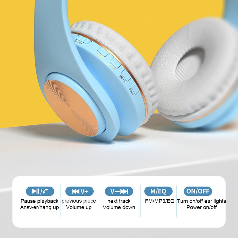 LEVANA gamingowy zestaw słuchawkowy Gamer słuchawki Surround Sound Stereo przewodowe słuchawki mikrofon USB kolorowe światło PC Laptop zestaw słuchawkowy do gier