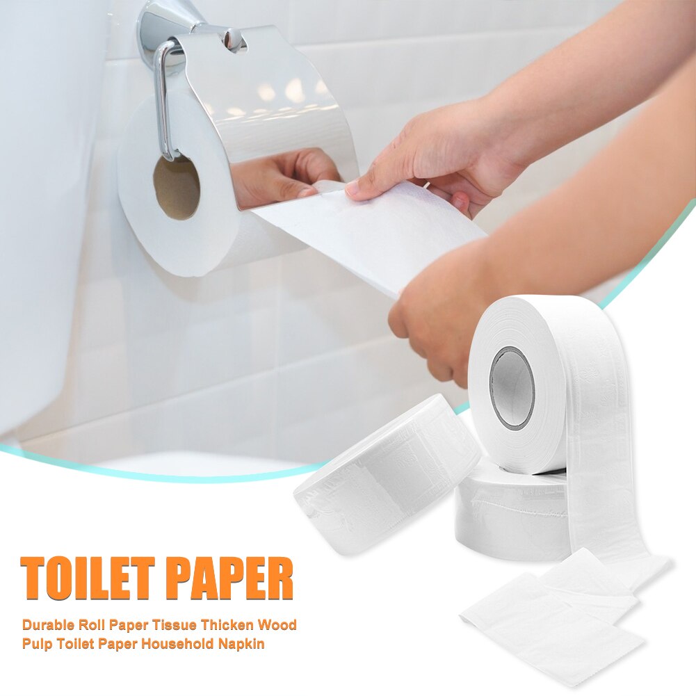 Kestävä rullapaperipaperi sakeuttaa puumassaa wc-paperi kotitalouslautasliina keittiörullapaperi kylpyhuonepyyhetarvikkeet
