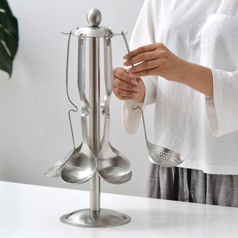 Cuchara ranurada de acero inoxidable con en forma de Z, cuchara para sopa, colador, olla , filtro de cazo, utensilios de cocina