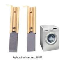 2 Pcs Carbon Brush Washing Machine Motor Carbon Inserts Brushes Carbon Brush L94MF7 5x13.5×39.6mm Copper Carbon Brush Hand Tool