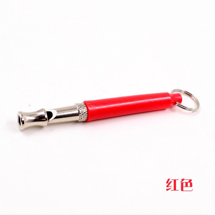 Dog Accessories UltraSonic Supersonic Sound Pitch Silent Dog Pet Puppy Command Training Whistle For Dogs: red