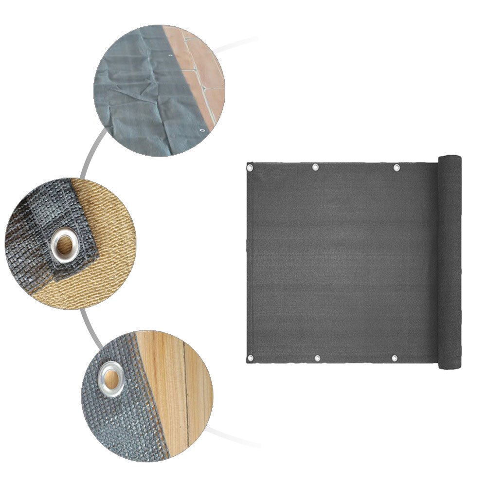 Balkon Privacy Screen Cover Wind Zonnescherm Netto Onderdak Privacy Screen Breeze Naaien Gesp Outdoor Tuin Hek Cover Met Banden