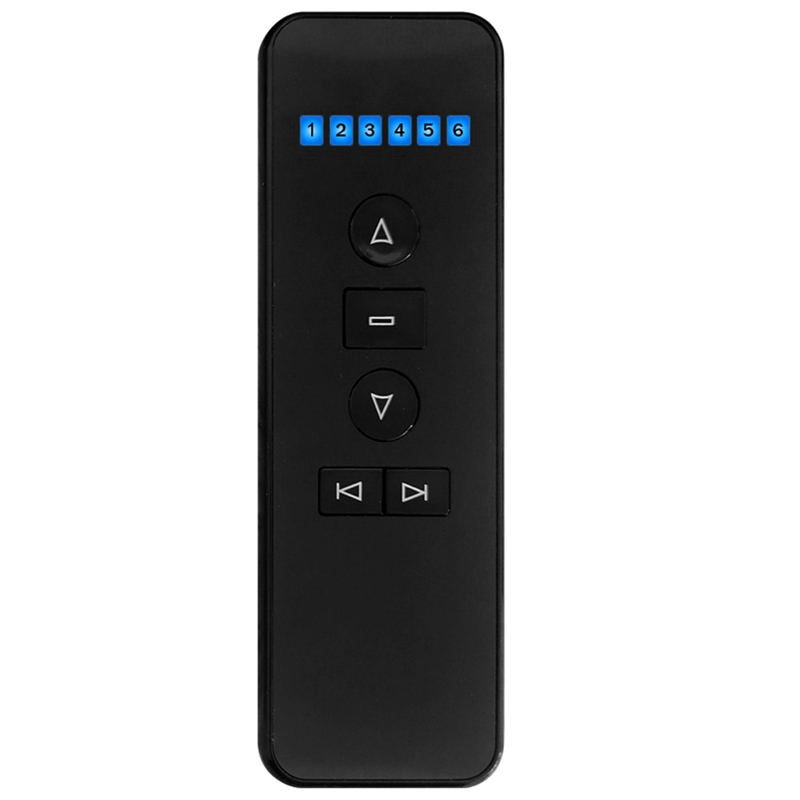 Universal RF 433.92Mhz Wireless Remote Control AC123-6B 6CH Transmitter For Tubular Motorized Venetian Blinds: Default Title