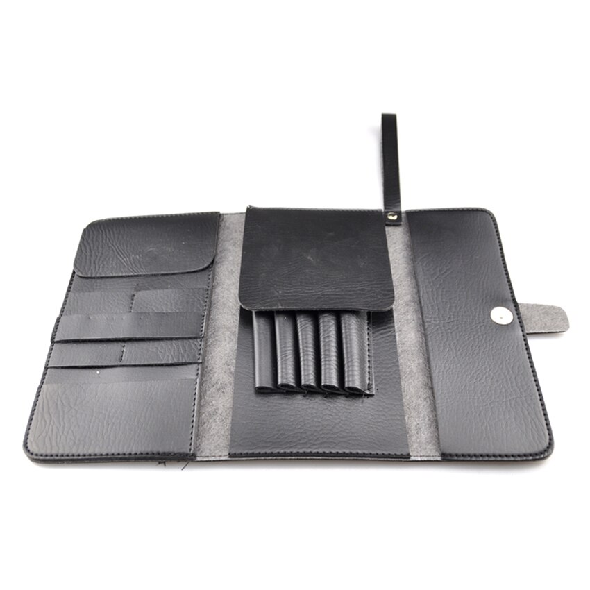 Kapper Gereedschap Tas PU lederen Schaar Hand Zak Kan Houden 5 Stuks Schaar Kappers Schaar Portemonnee Voor Kammen