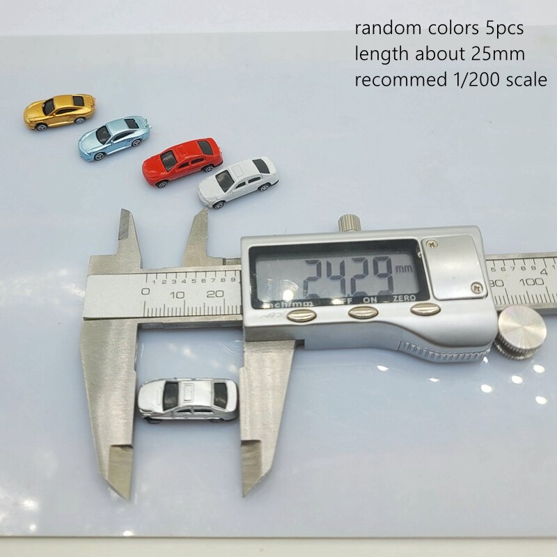 5Pcs Plastic model cars/Railway/Railroad/Train Landscape Railway Layout Scenery Dioramas Diy Hobby Accessories: 25mm 5pcs
