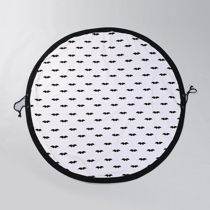 Sac de rangement 2 en 1 multi-func Portable pour jouets d&#39;enfants, , tapis de jeu, couverture de pique-nique, boîte organisateur de jouets, sacs de rangement pratiques: C
