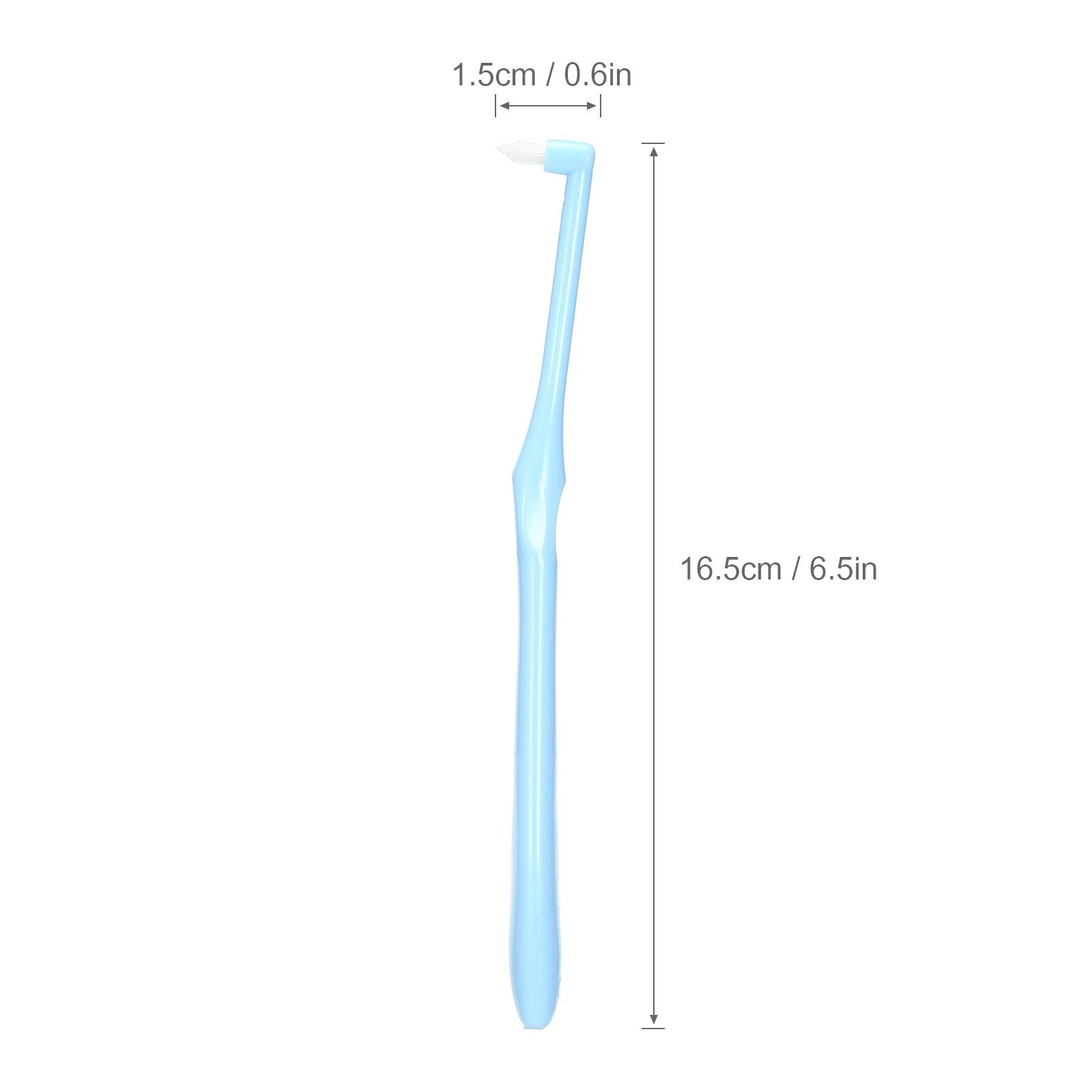 1pcs Toothbrush End-Tuft Tapered Brush Soft Bristle Braces Cleaning Toothbrush Floss Oral Tooth Care