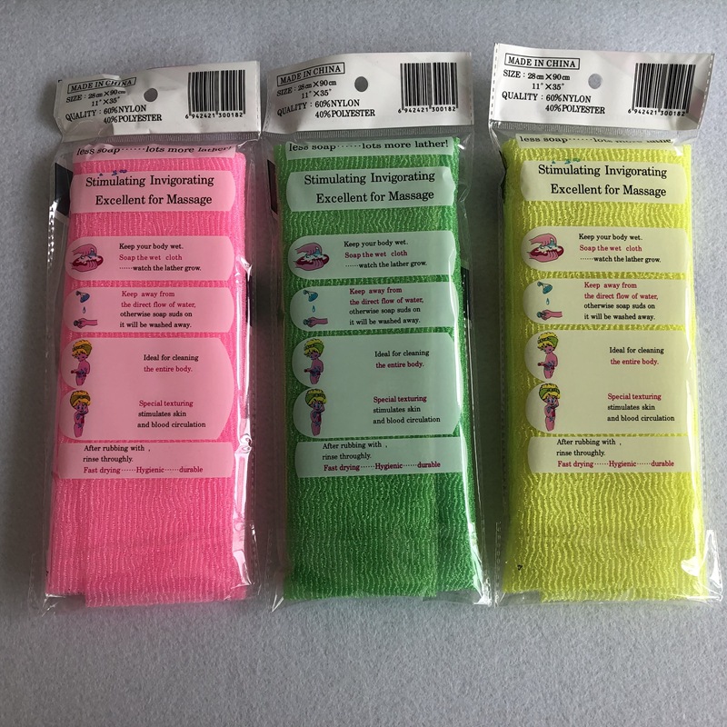 4 kpl kauneus ihoa kuoriva liina pesulappu japanilainen vartalopyyhe nylon kylpypyyhe ihon kiillotuspyyhe