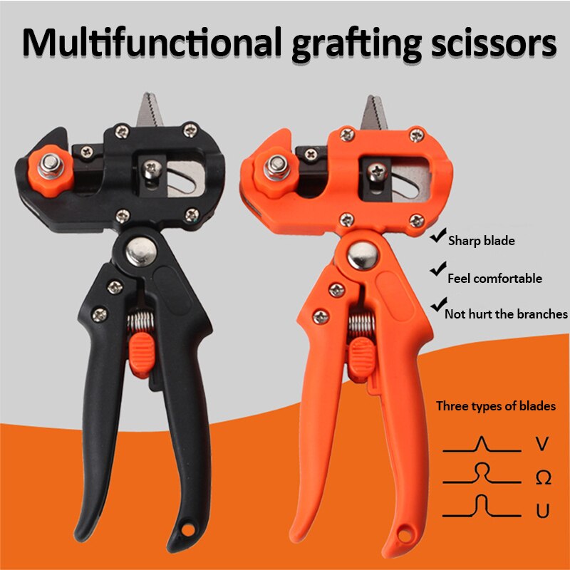 Plant Cut Nursery Garden Branch Cutter Scissor Shear floristry grape Secateur Fruit Tree pruner pruning vine Seedle Graft Tool