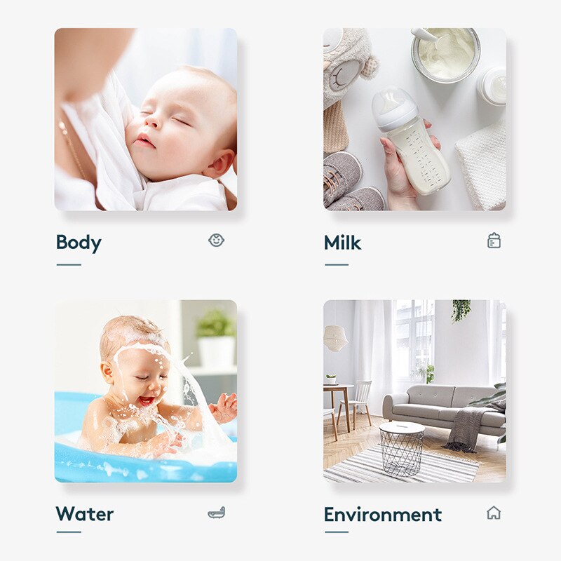 Digital Infrared Thermometer LCD Backlight Display Non-contact fever IR Forehead Ear Thermometers Measuring sensor