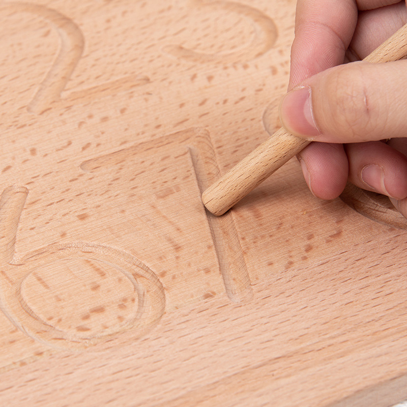 Early education braille board, digital letter writing board, mathematics teaching aids and wooden toys P366