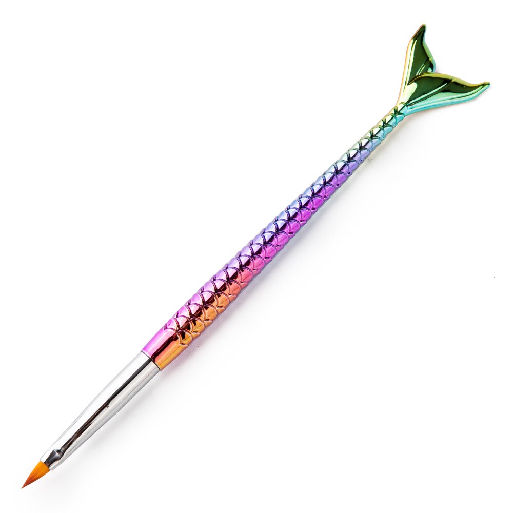 Nagelkonst pensel liner linje rand fisk blomma målning liner målning pensel rita manikyr verktyg tips: 1