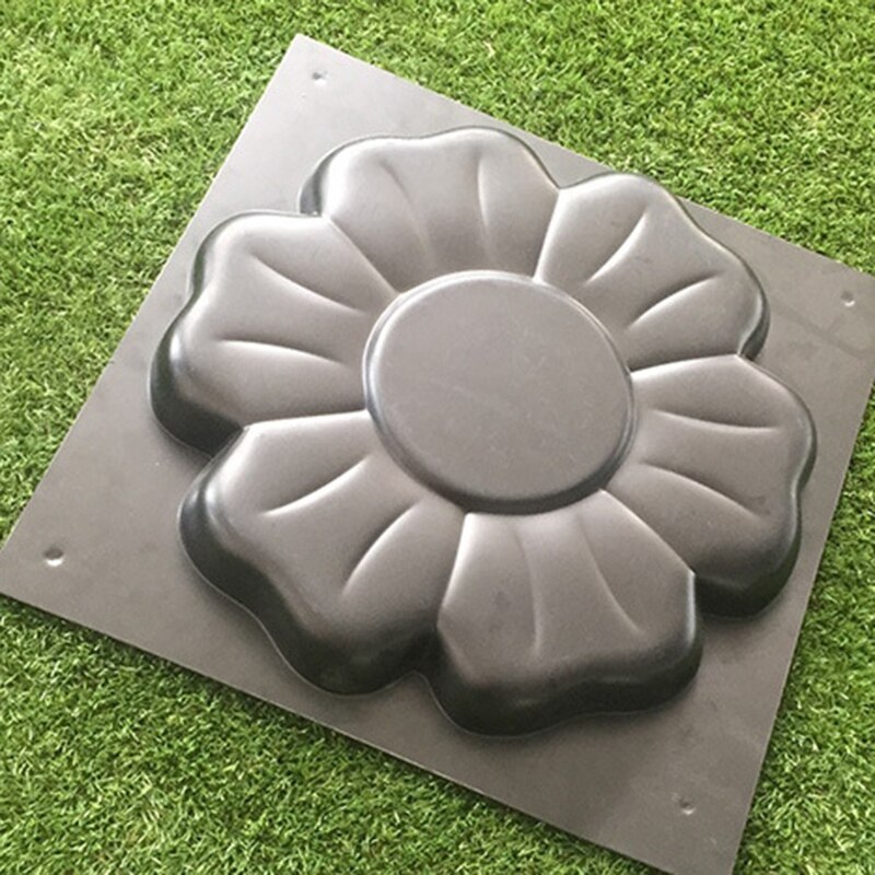 DIY Cement Pavement Mold Floor Tile Pavement Mold Flower Mold Stepping Stone Mold Reusable Cement Stone Garden Road Tool