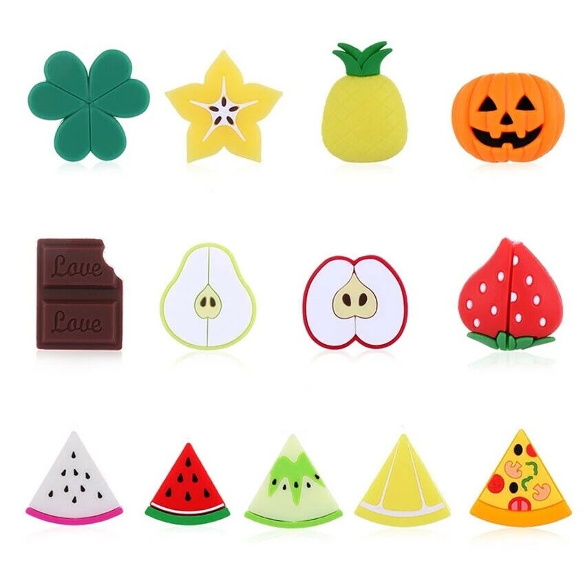 Protecteur de câble de chargeur de téléphone, morsure de Fruit de dessin animé, mignon, cordon souple, accessoires de téléphone, Lightning/MicroUSB/connecteur de Type C