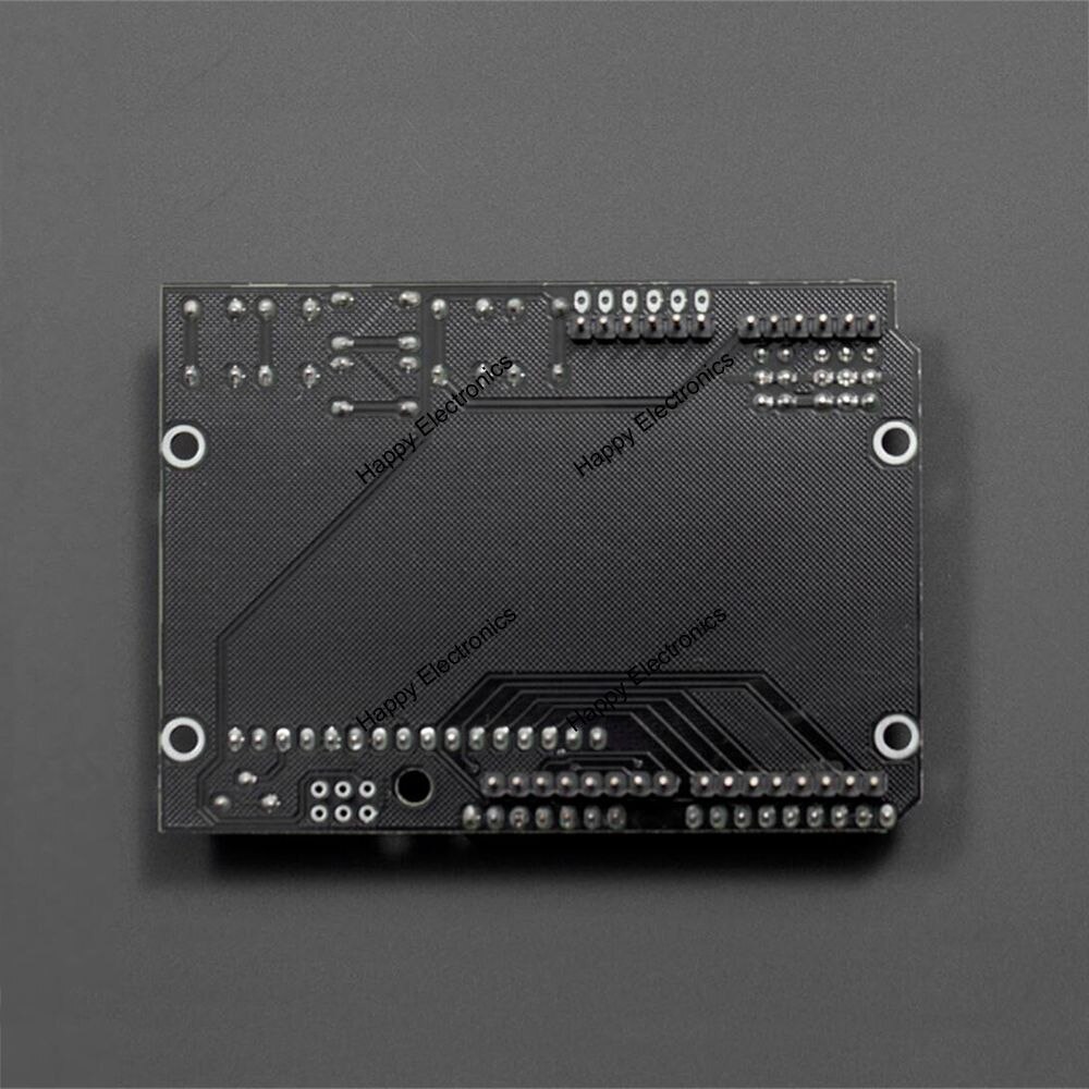 DFRobot back panel PCB of 1602 LCD Keypad Shield for arduino, 5V with potentiometer 5 programmable buttons 1 reset button etc.