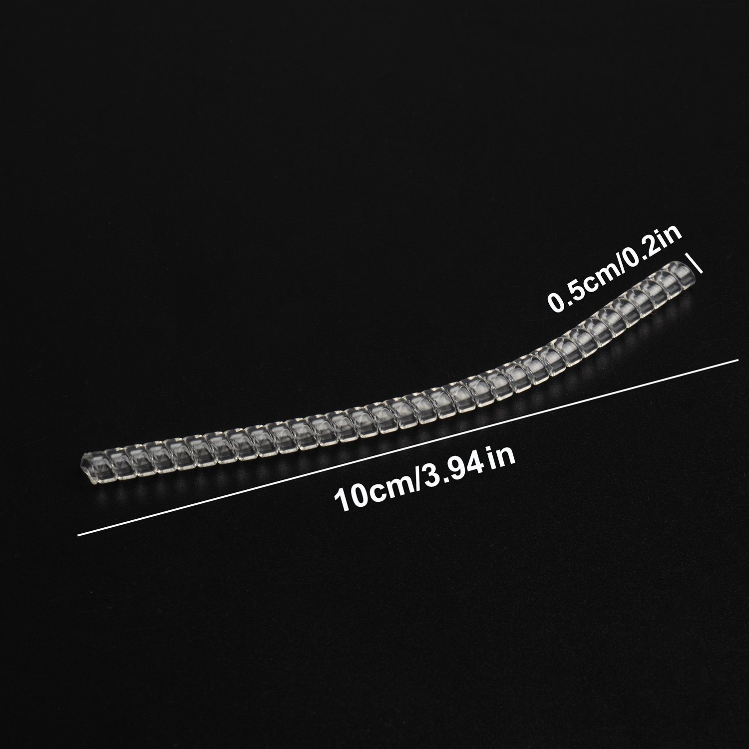 Anillo de ajuste, herramientas reductoras de tamaño Invisible, anillos con resorte en espiral, ajuste de tensor transparente, herramienta de redimensionado, protector de joyería: Gris