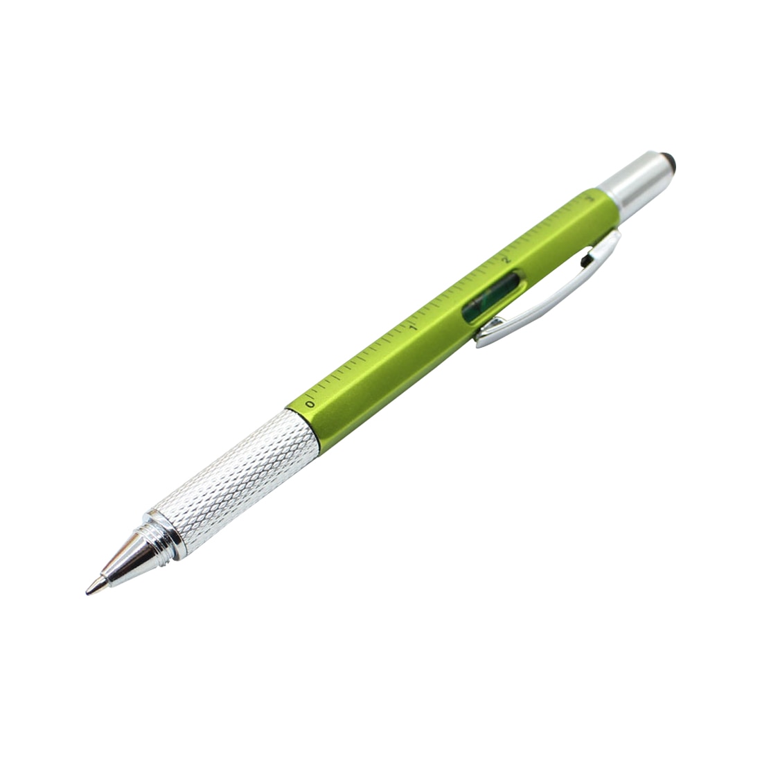 Pocket 1 Pcs 6 in 1 Multi Purpose Pen with Touch Screen Ruler Level Multi Head Screwdriver with 5 colors