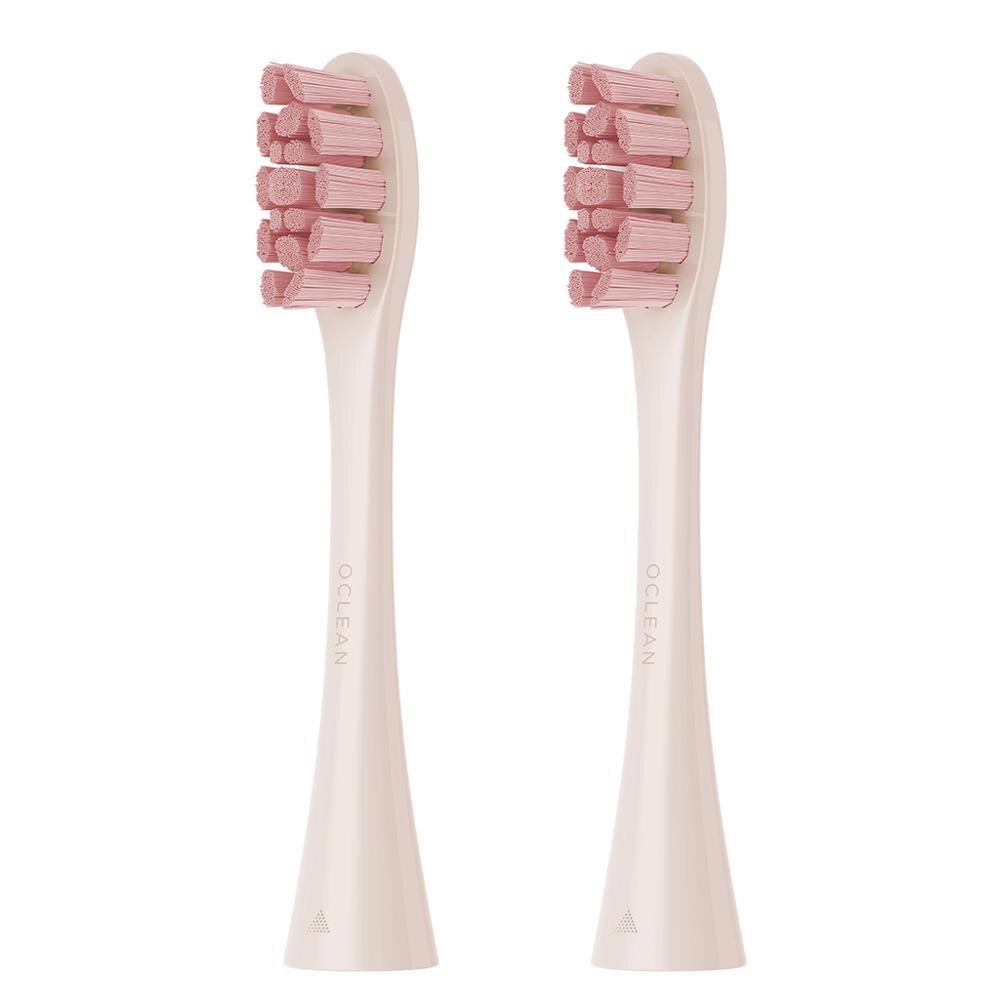Original oclean repleacement tandbørstehoved til oclean x pro x one zi alle serier elektriske tandbørster tænder børstehoveder: 2 stk  pw03