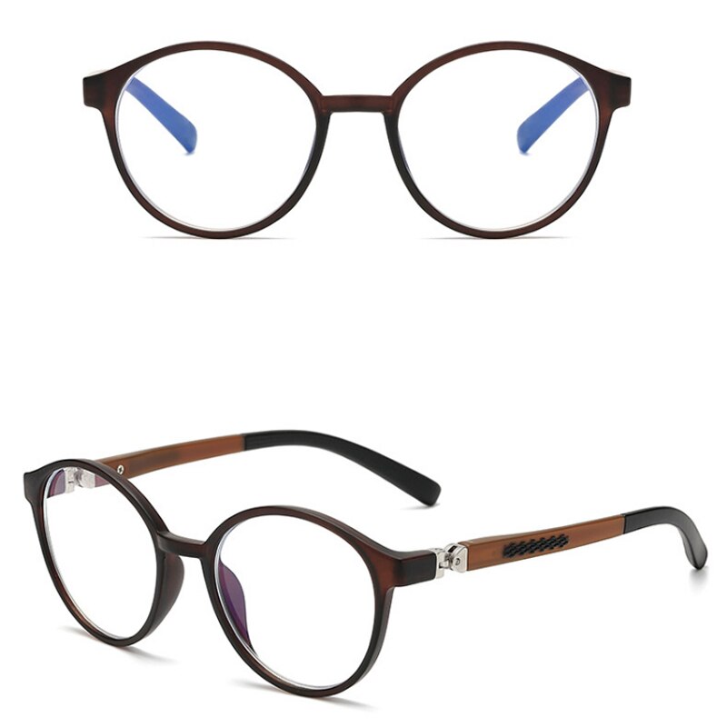 Anti-blåt lys børns briller læsebriller ultralette computergoggles brilleramme til kvinder: C6
