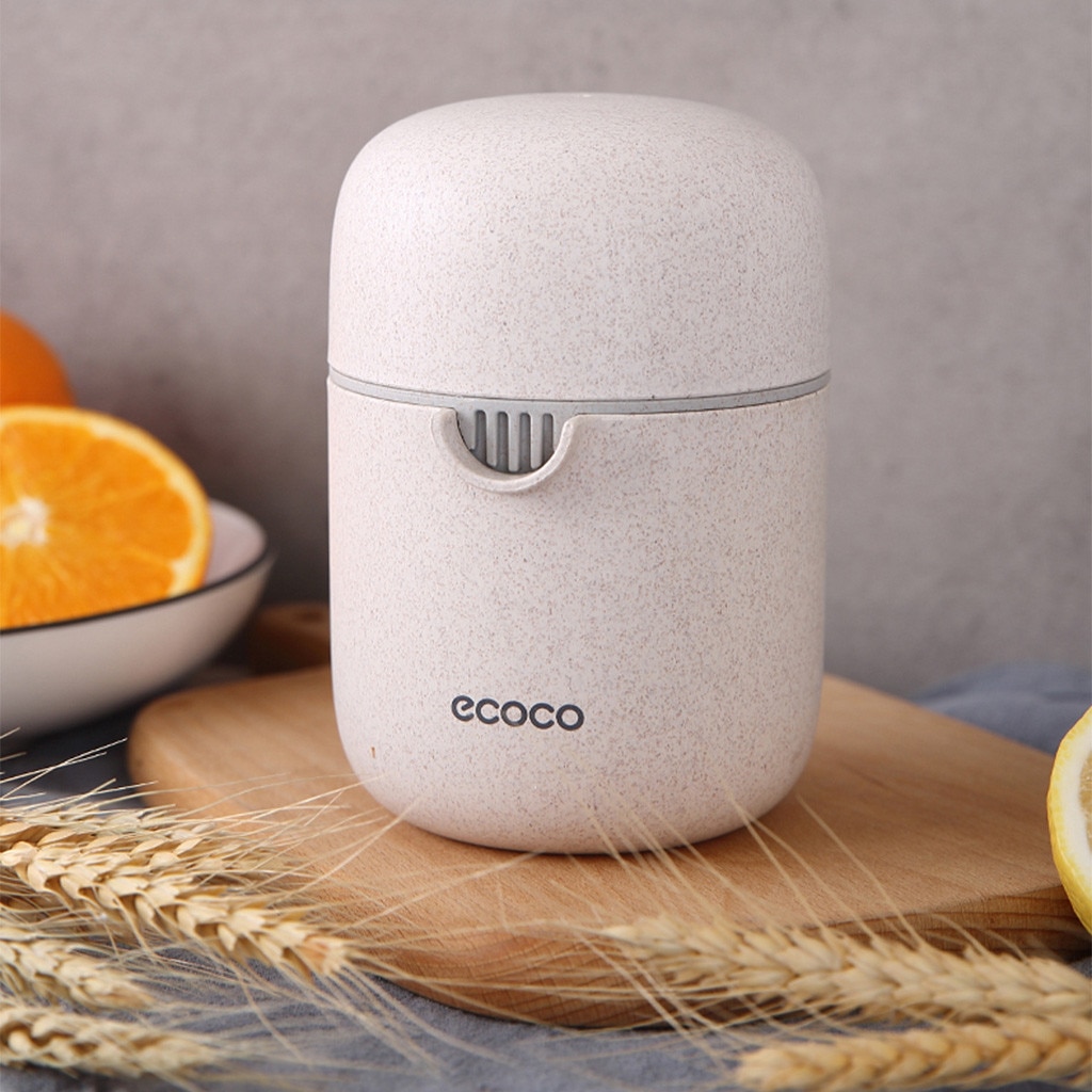 38# Mini Lemon Juicer Portable Handheld Lemon Orange Fruit Citrus Squeezer Easy Operation 100% Original Juice Maker: Pink