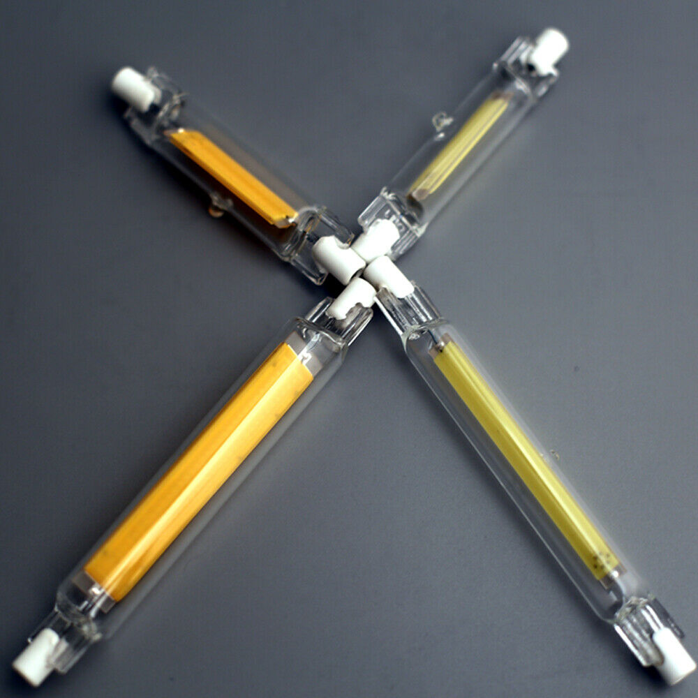 Dimmbare R7s LED 78mm 118mm 7W 12W 15W 25W COB Leuchtmittel Keramik Glas Rohr licht Ampulle Ersatz Halogen Bombillas Scheinwerfer