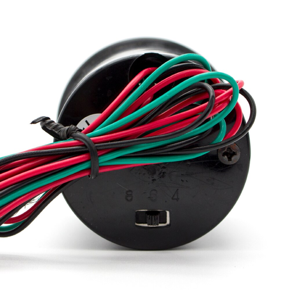 Dragon 2 Inch Black Shell Blue Light Car Rev Tachometer Pointer Gauge Gasoline Vehicle For 4.6.8 Cylinde RPM Meter