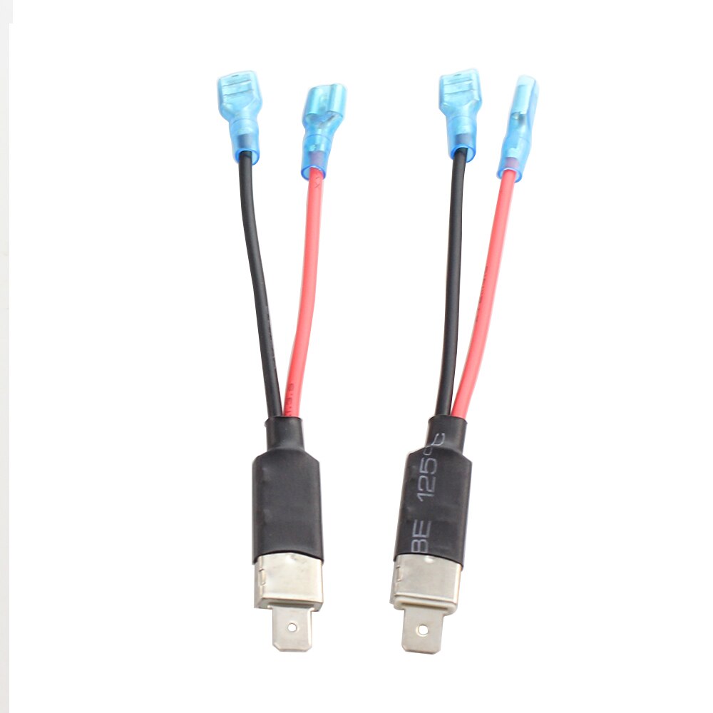 2 Stuks Auto H1 Led Hid Xenon Koplamp Lamp Adapter Converter Kabel Vervanging Halogeenlamp Kabelboom: 2pcs