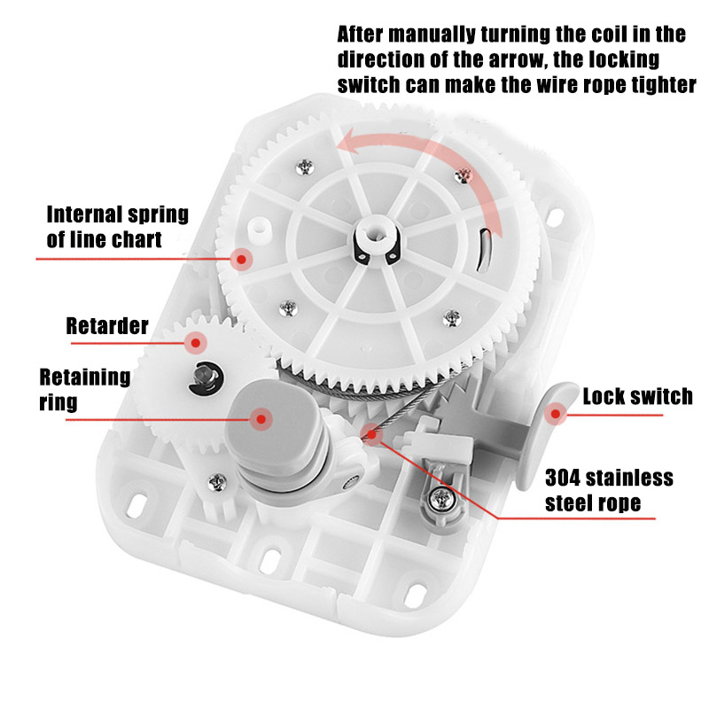 Waslijn krimpdraad binnen telescopisch droogrek uitschuifbare waslijnhouder balkon  i88 #1