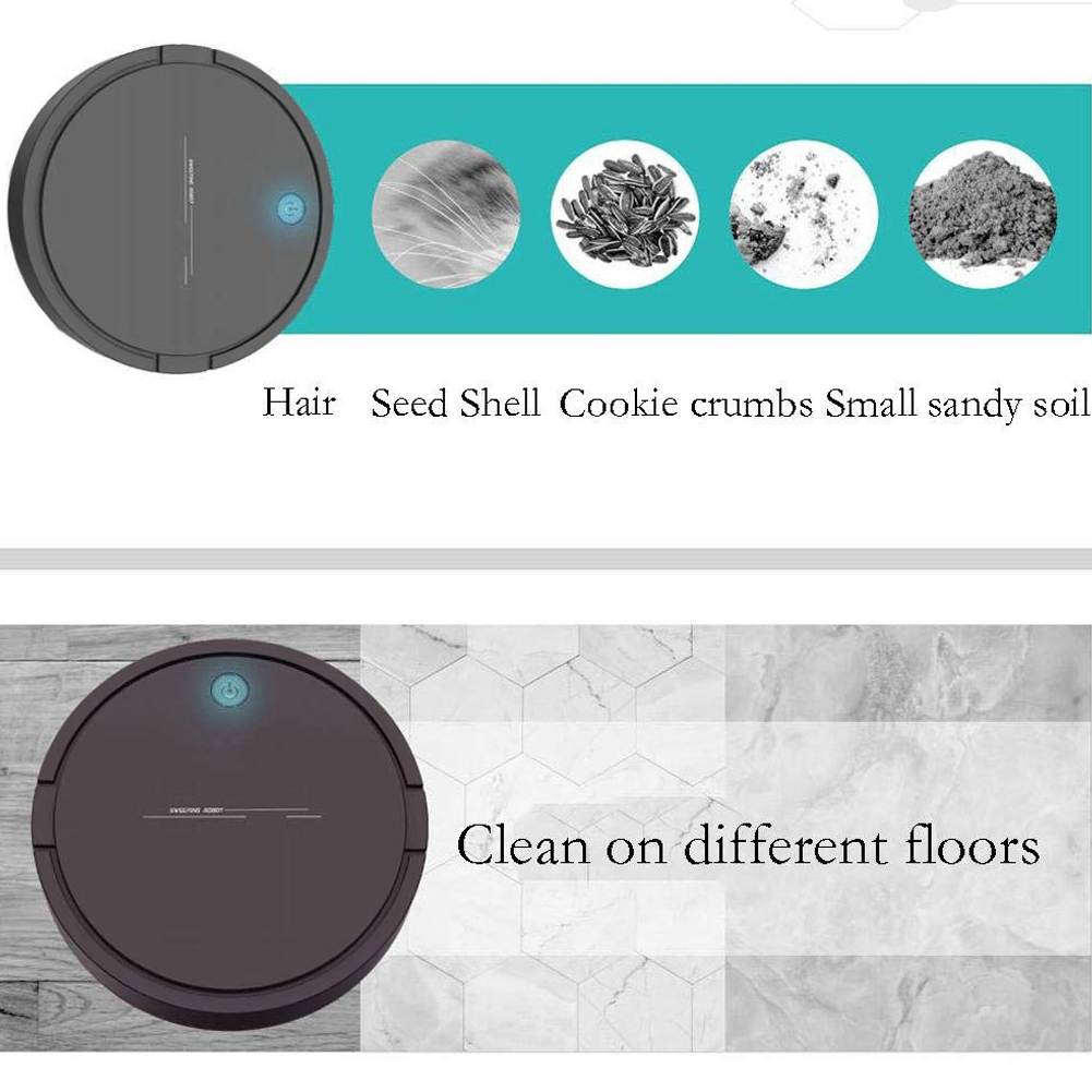 Smart Robot Vacuum Cleaner USB Rechargeable Automatic Sweeping Mopping Robotic Vacuums Machine DIN889