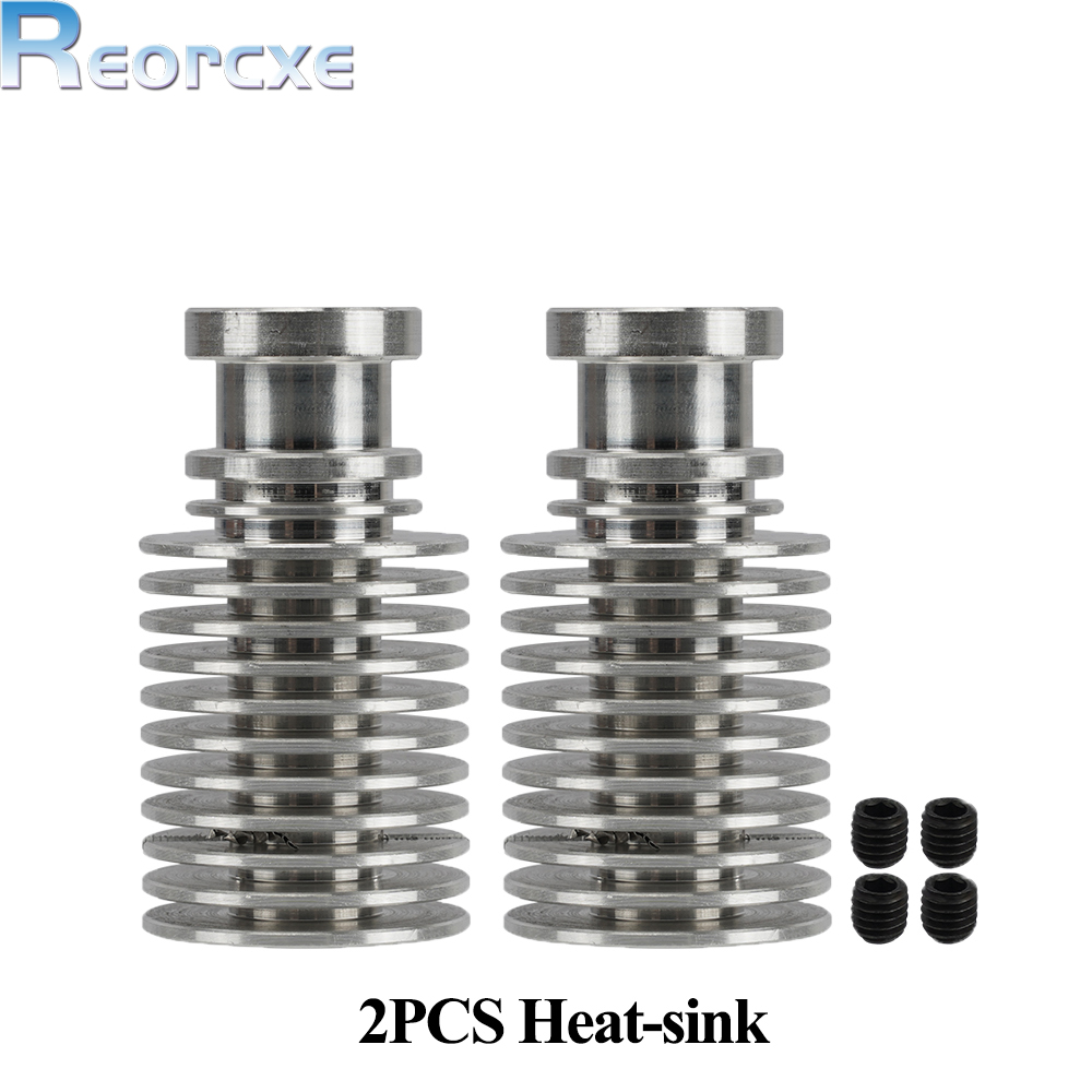 E3D V6 Heatbreak Heatsink kit Bi-Metal Titanium Alloy Short Distance Upgraded kit For Kingroon KP3S KP3S Pro S1 KP5L Hotend: Blue