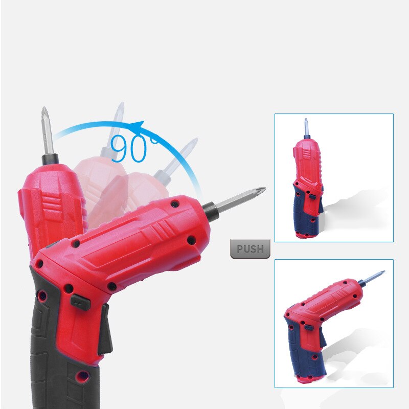 Hi-Spec Set van 42 elektrische schroevendraaiers USB 4V & Huisgereedschap. Draadloze schroevendraaier en handgereedschap in een compacte koffer