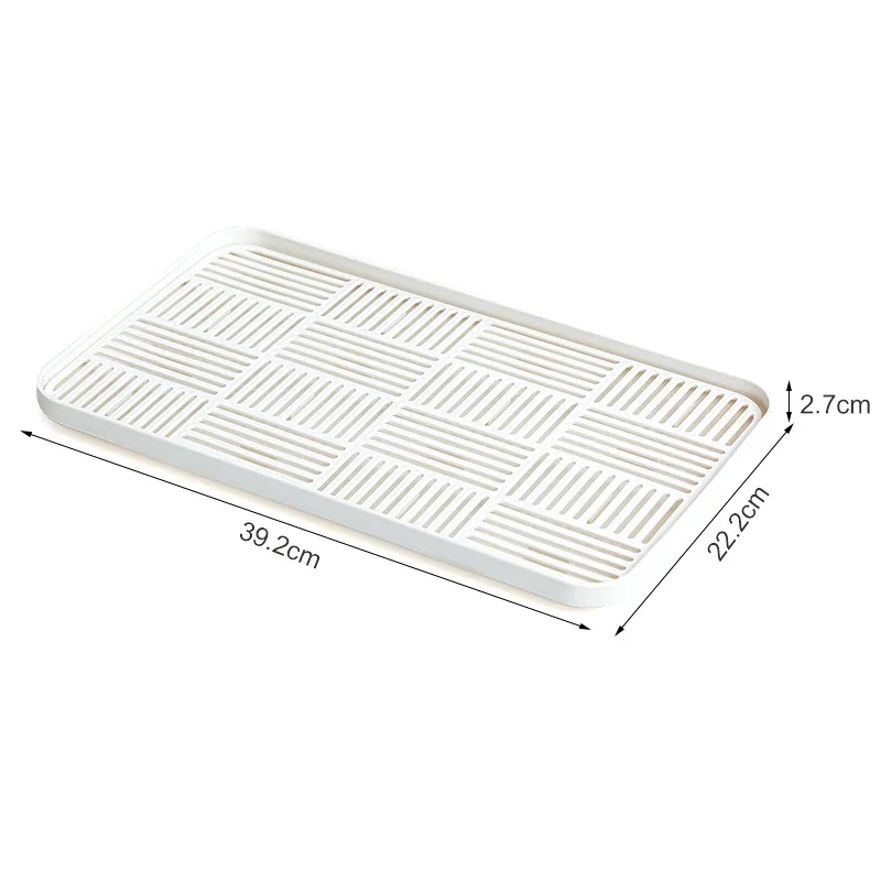 Keuken Spons Afvoerrek Vaatdoek Opslaghouder Plastic Utility Plank voor Schuursponsje Droogspons Afwasdoek: Black