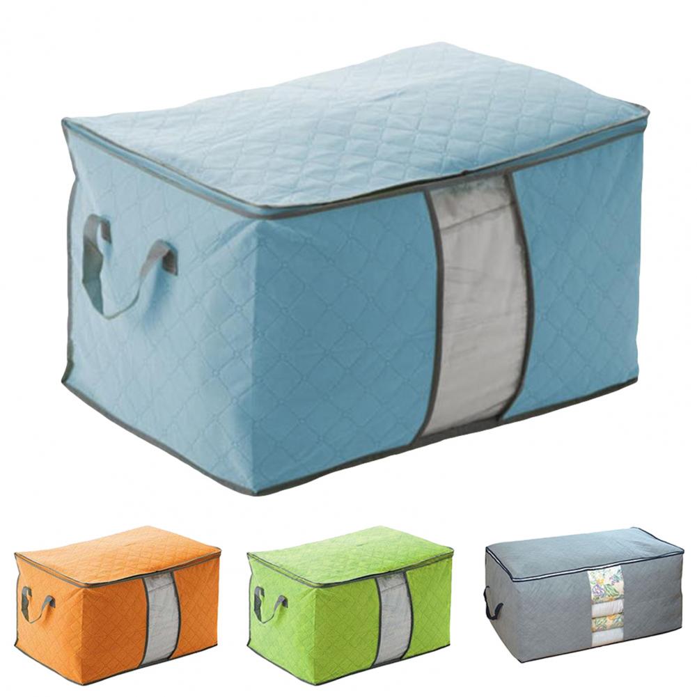 Portable Storage Boxes Folding Bags Stackable Clothes Bedding Closet Storage Container Box Home Travel Storage Organizer       